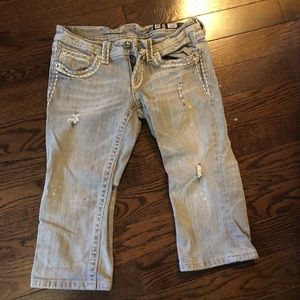 Miss Me cropped pants